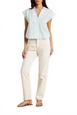 NEW TROVATA dorada shirt in isla stripe